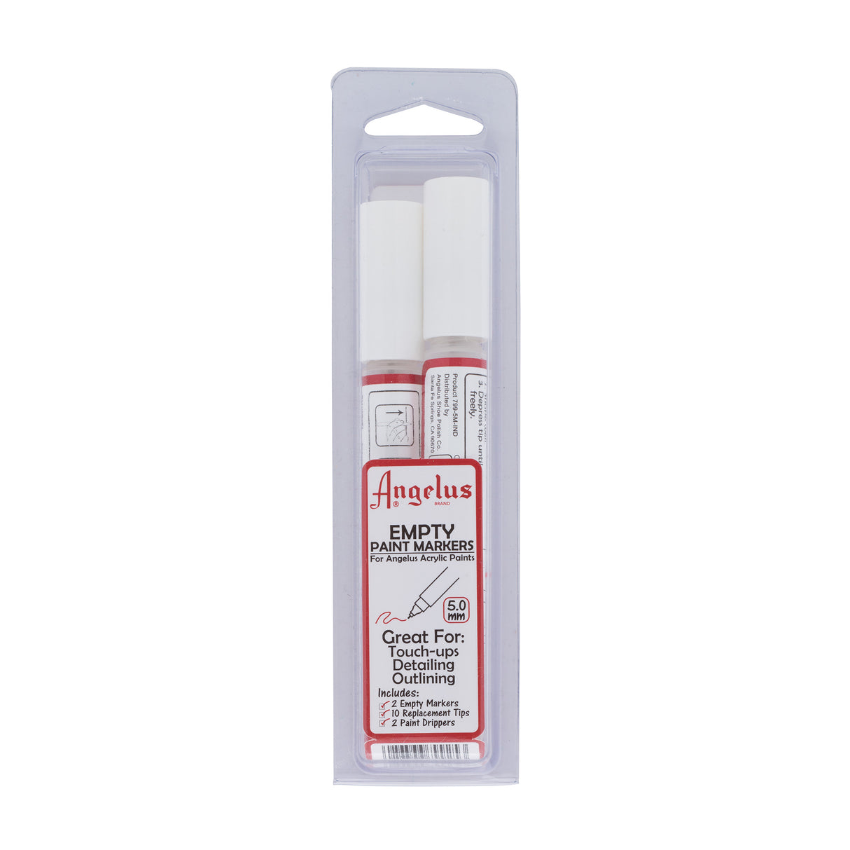 Angelus® Empty Paint Marker Set, 5 mm