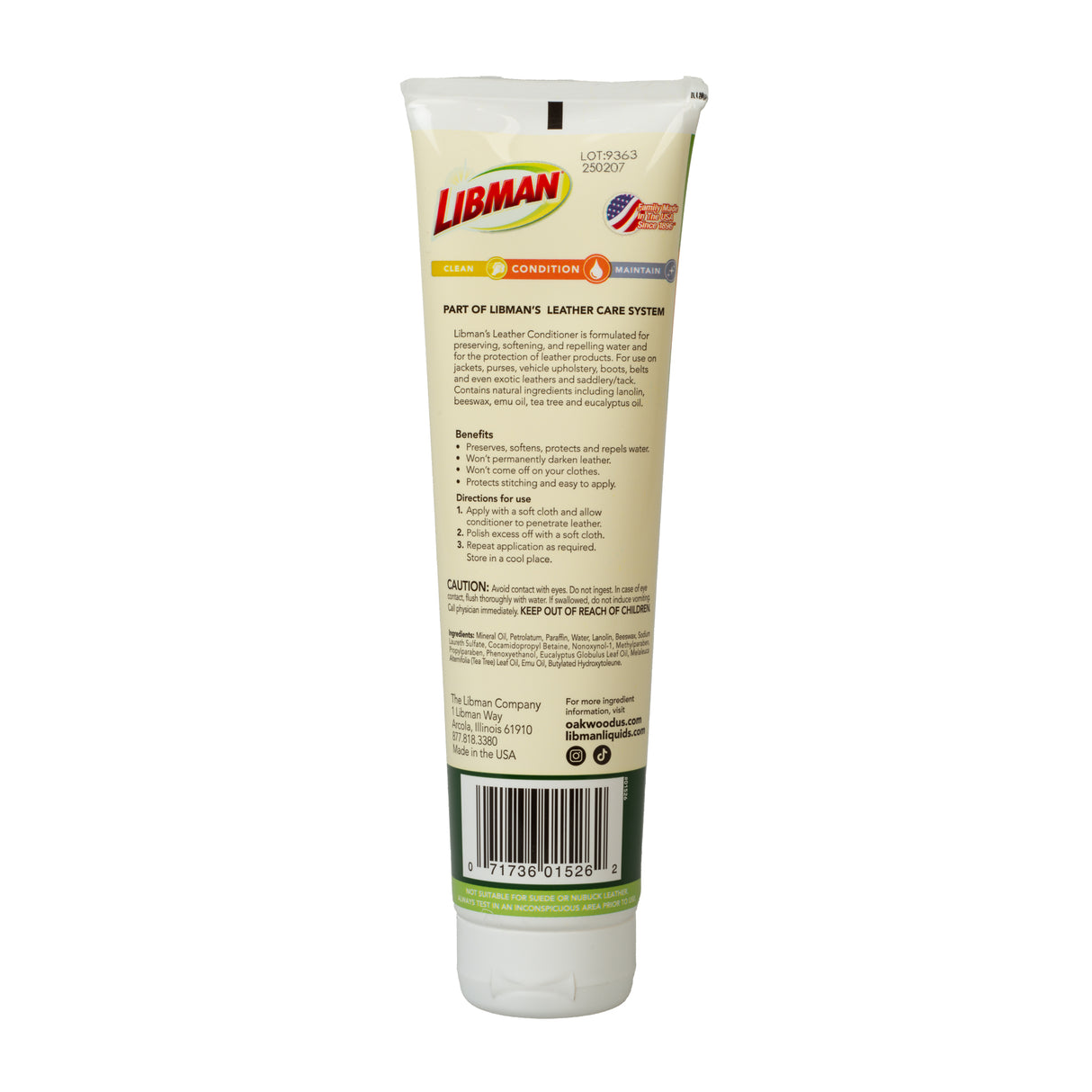 Oakwood Leather Conditioner