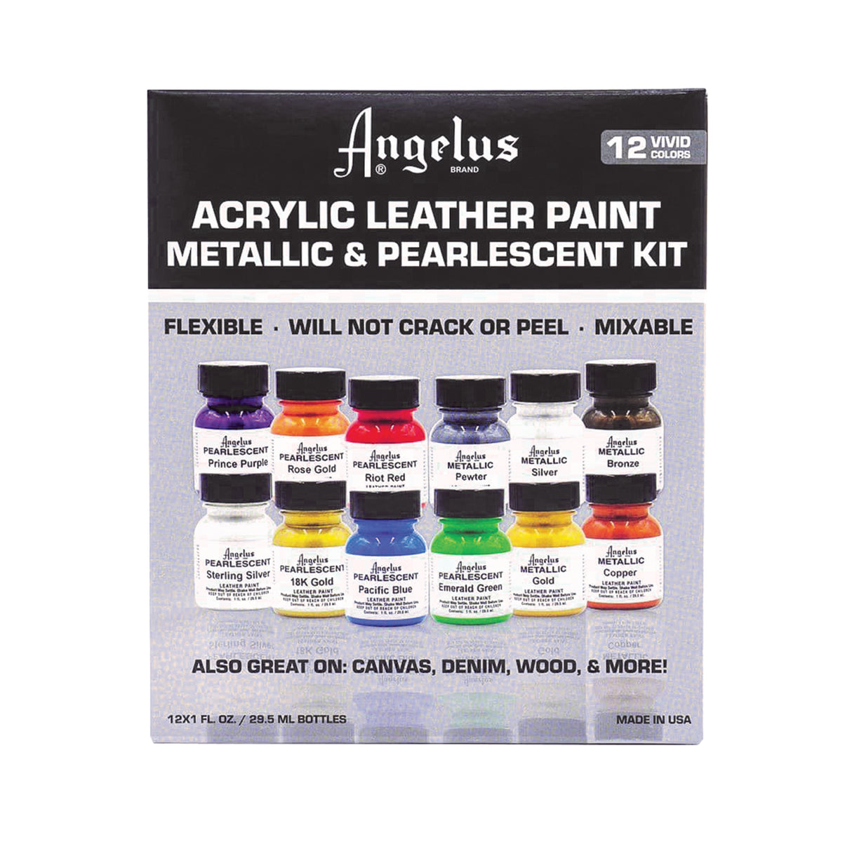 Angelus® Metallic & Pearlescent Paint Kit