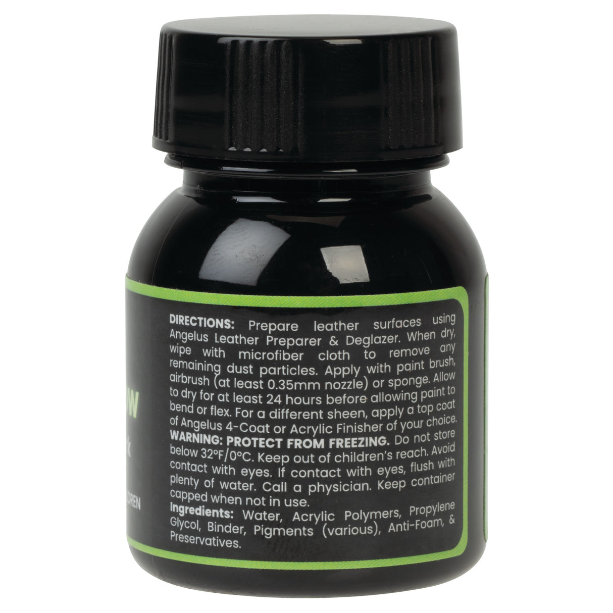 Angelus Glow in the Dark Paint, Green Glow, 1oz, Directions