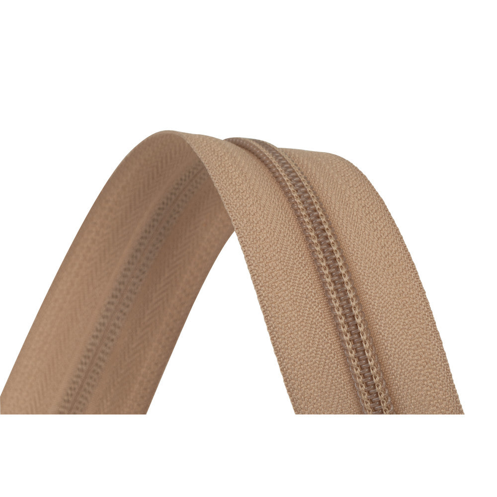 #5 Beige, YKK Coil Zipper Tape, Nylon