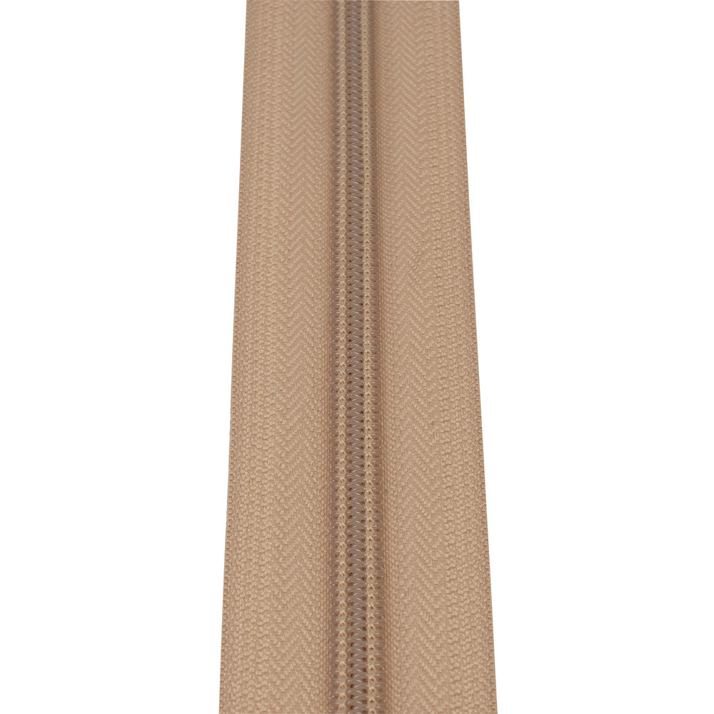 #5 Beige, YKK Coil Zipper Tape, Nylon