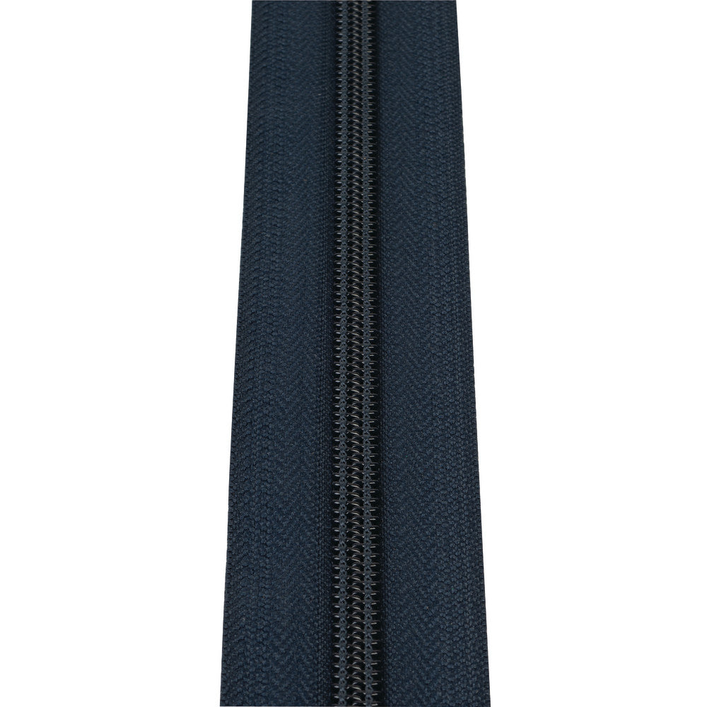 #5 Navy, YKK Coil Zipper Tape, Nylon