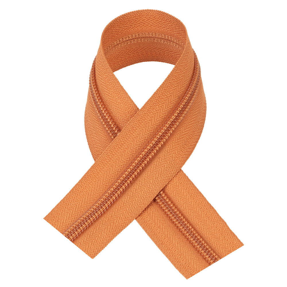 #5 Tan, YKK Coil Zipper Tape, Nylon