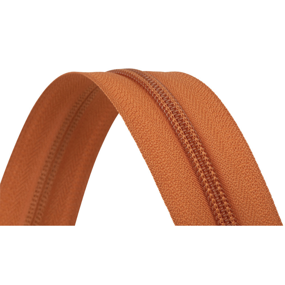 #5 Tan, YKK Coil Zipper Tape, Nylon