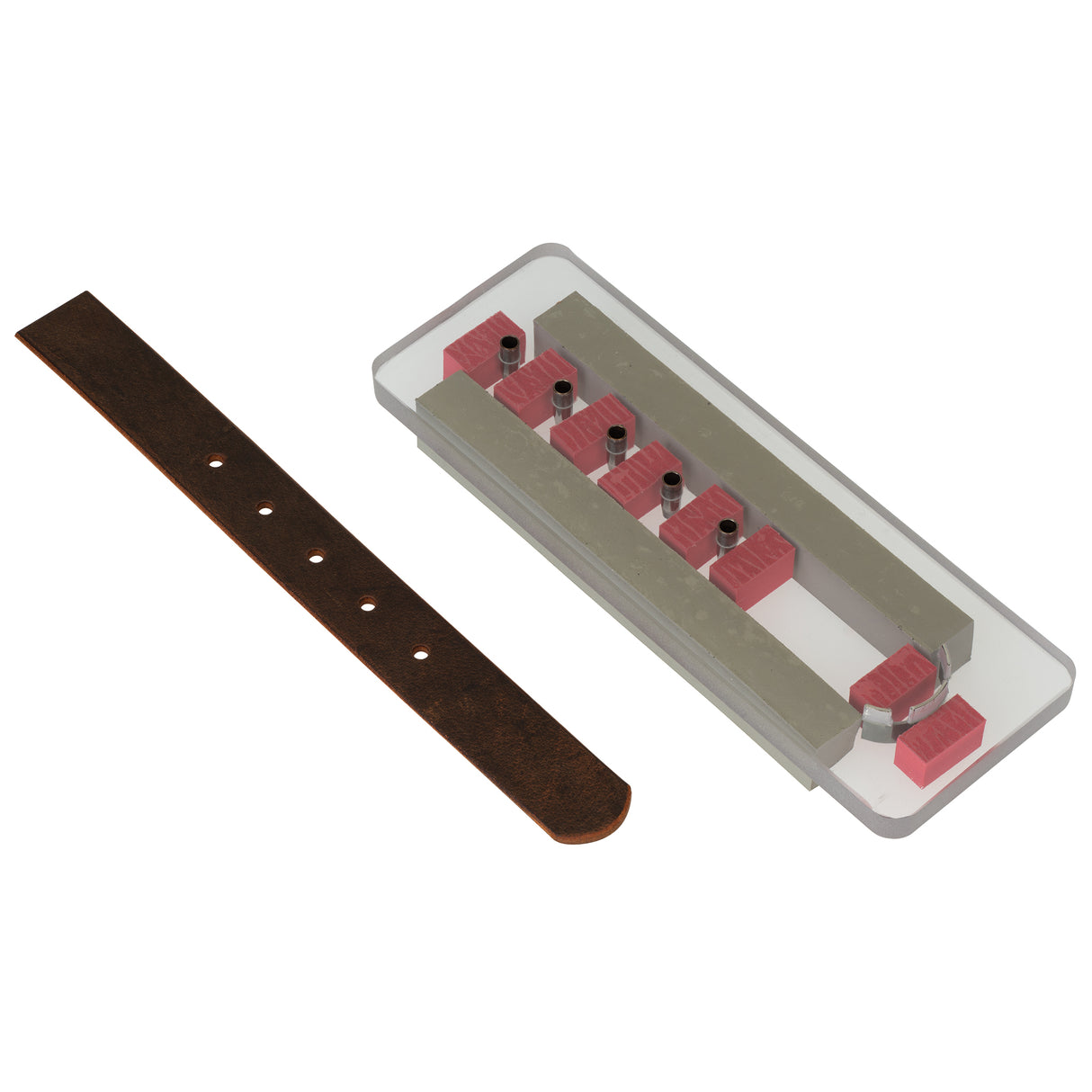 Polycarb Cutting Die for Belts, Round Billet End