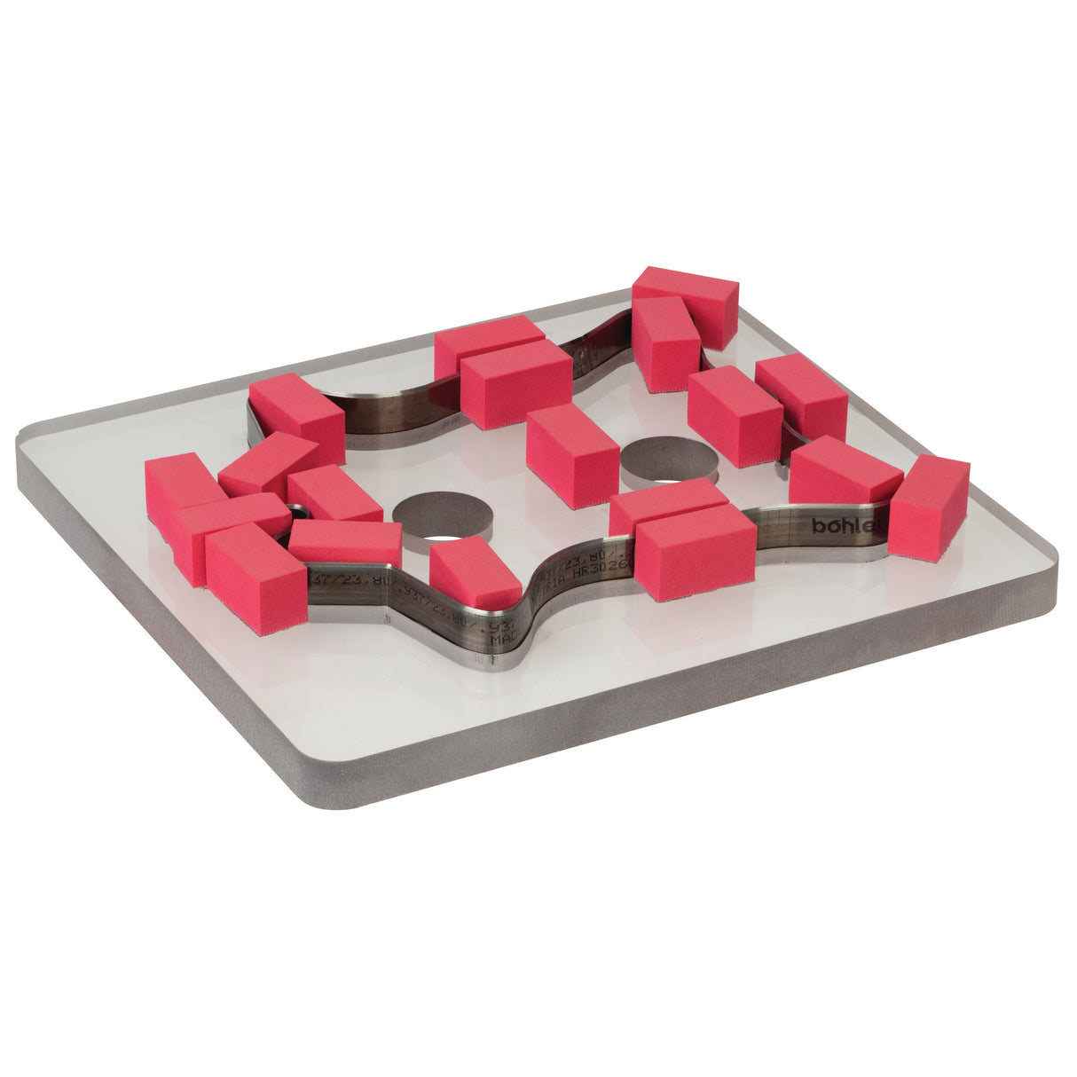 Polycarb Cutting Die, Cowhide Coaster, side