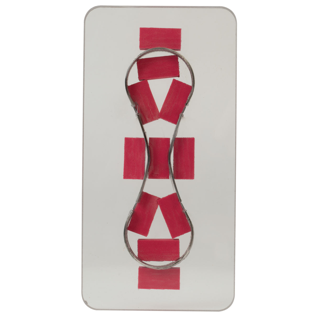 Polycarb Cutting Die, Round Key Fob, front