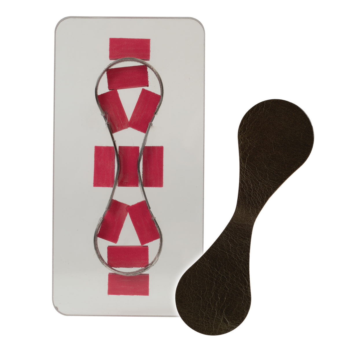 Polycarb Cutting Die, Round Key Fob, both