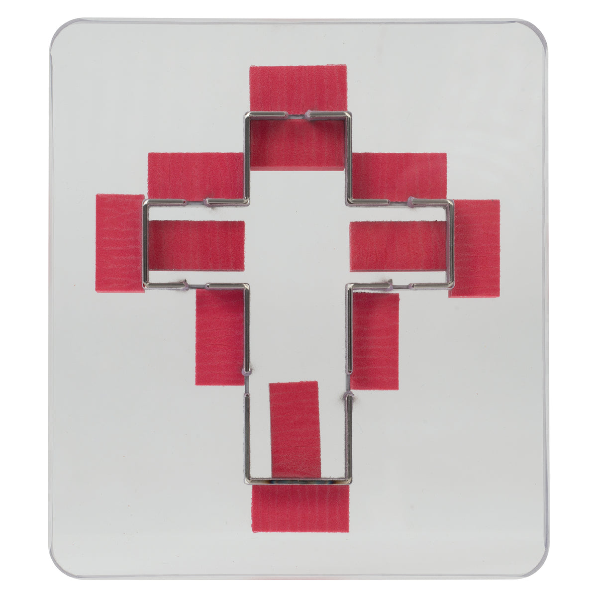 Polycarb Cutting Die, Cross, top