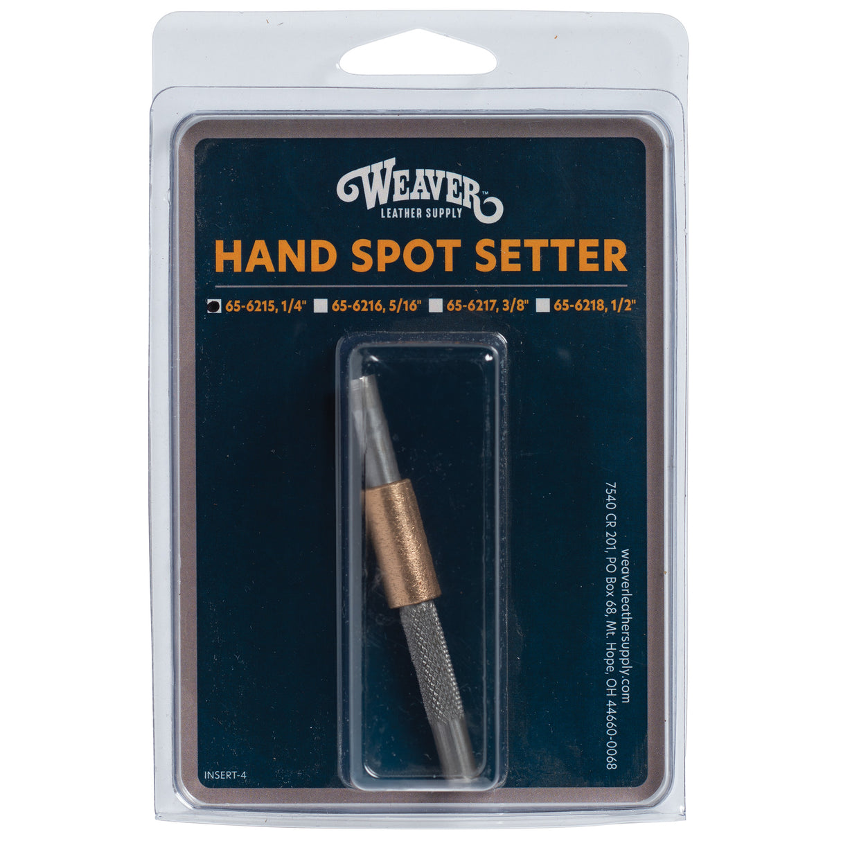 Hand Spot Setter, 1/4", package front