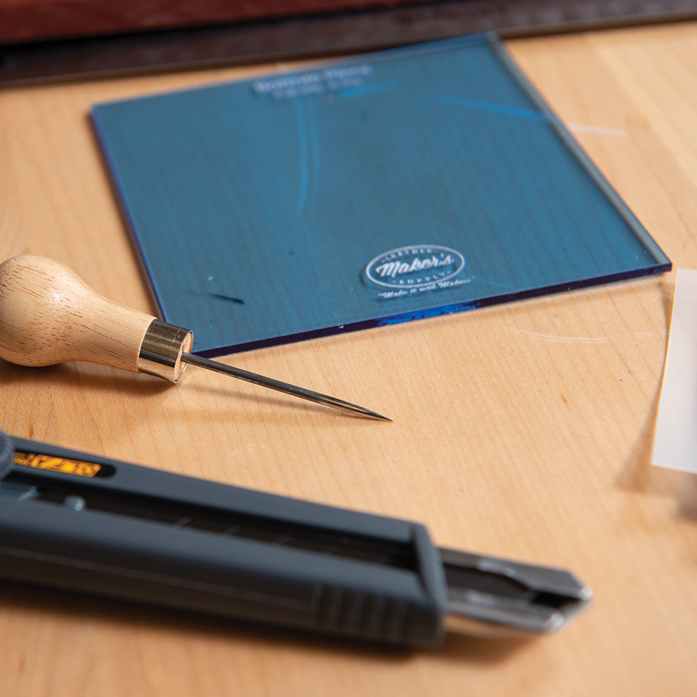 Valet Tray Template Set by Maker's Leather Supply, 7.75"