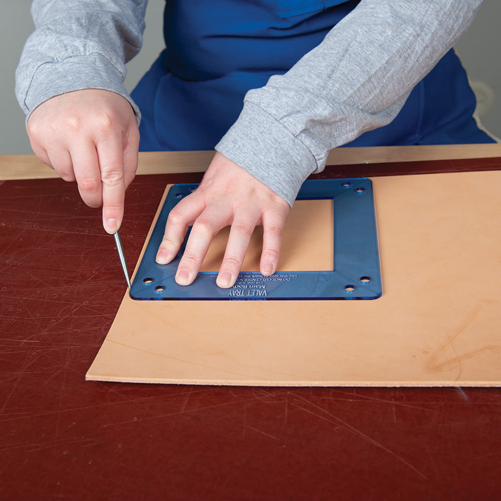 Valet Tray Template Set by Maker's Leather Supply, 7.75"