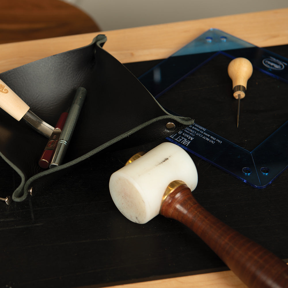 Valet Tray Template Set by Maker's Leather Supply, 7.75"
