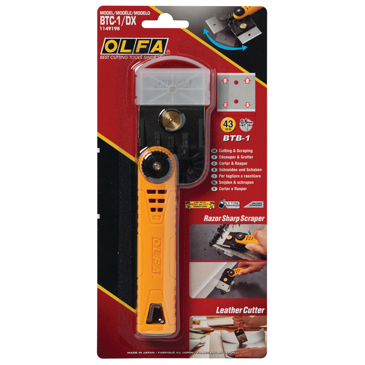 Olfa® Multi-Purpose Scraper, packaged front