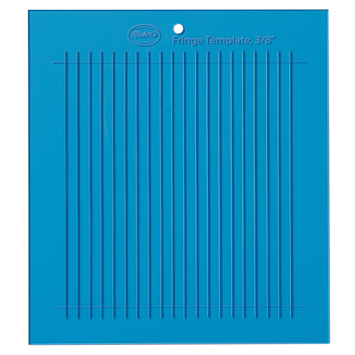 3/8" Fringe Cutting Template by Maker's Leather Supply