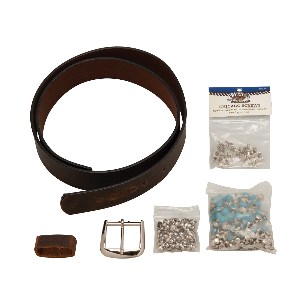 Belt Leathercrafting Kit, Veg Tanned Crazy Horse