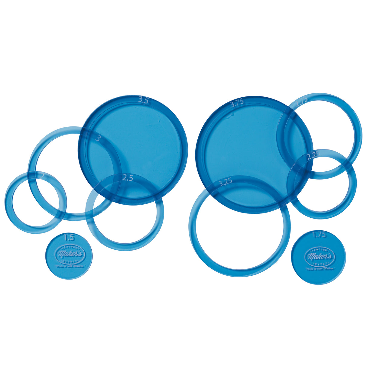 Circle Layout Template Set by Maker's Leather Supply