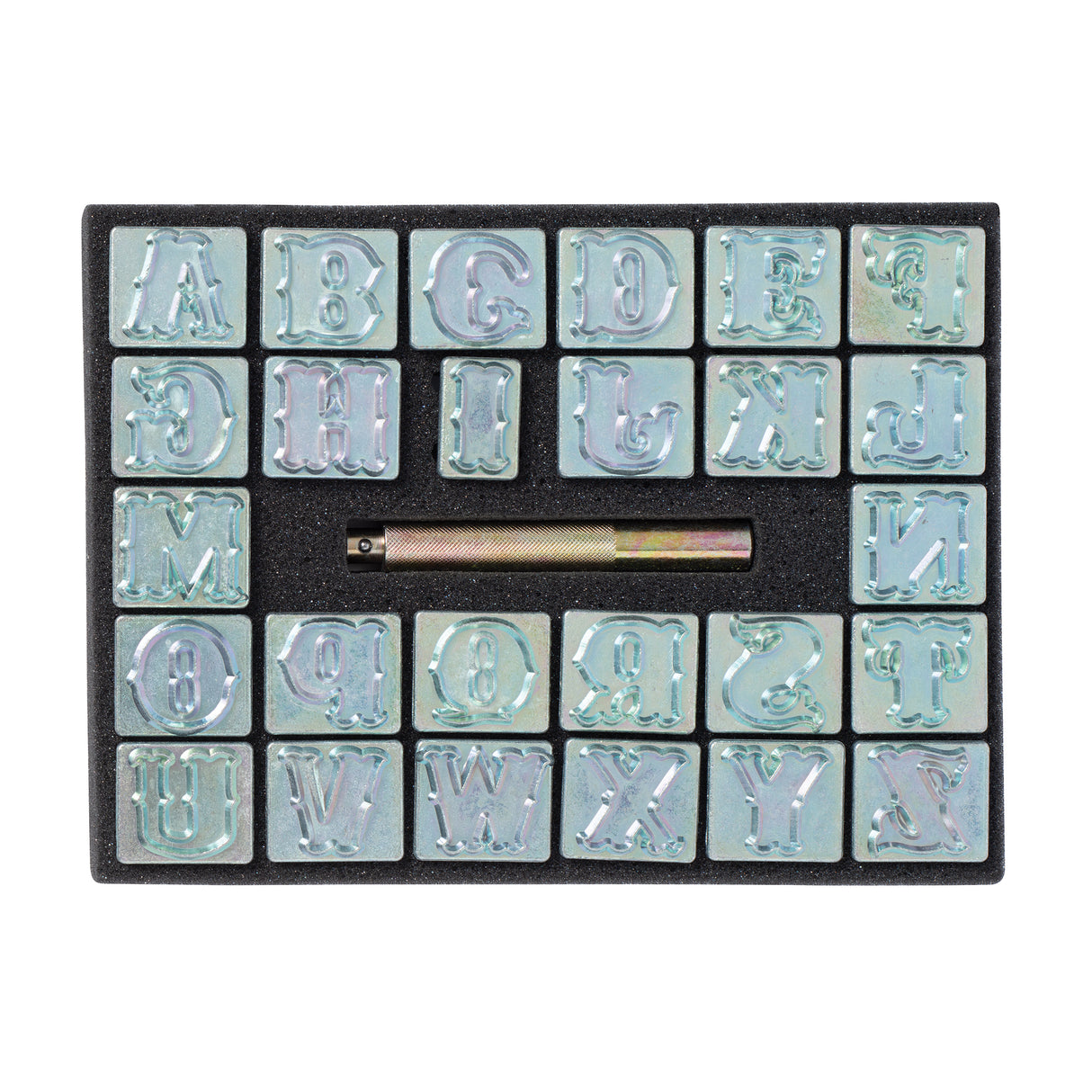 Uppercase Alphabet Stamping Set, 1"