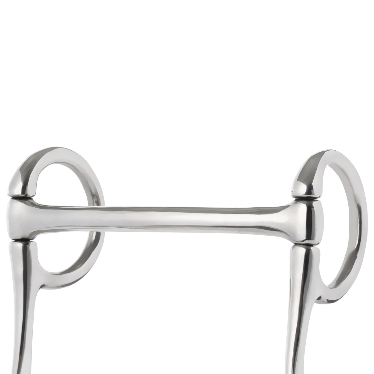 Miniature Half Cheek Driving Bit, 3-1/2" Mullen Mouth, Stainless Steel