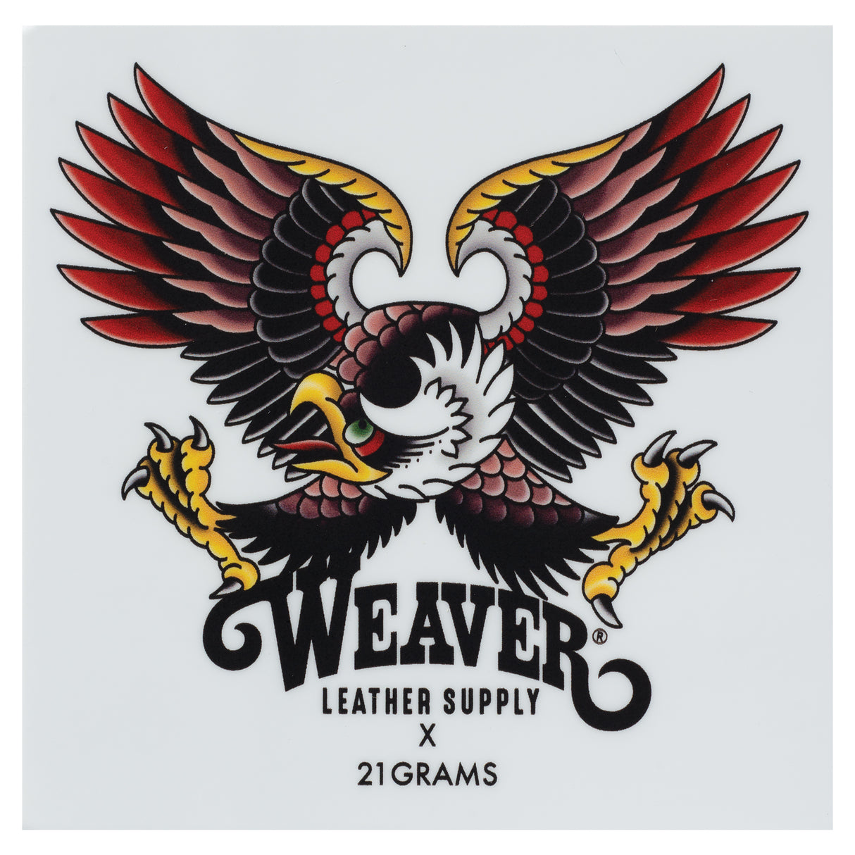 Weaver Leather Supply x 21 Grams Tattooling Sticker
