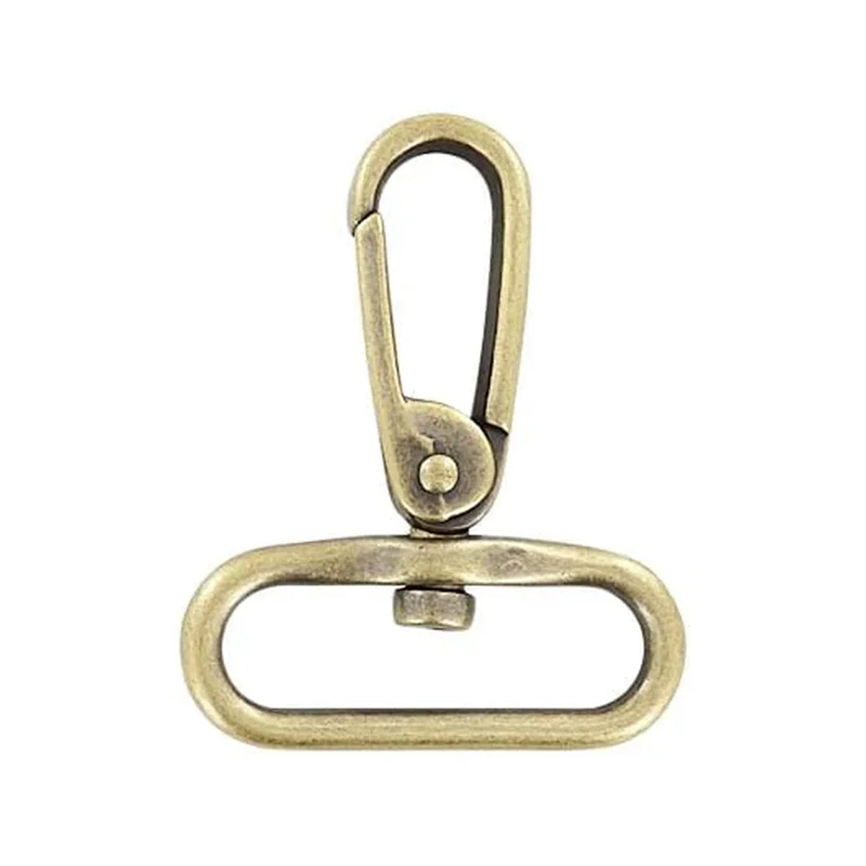 1 1/2" Antique Brass, 2 1/4" Lever Swivel Snap Hook, Zinc Alloy