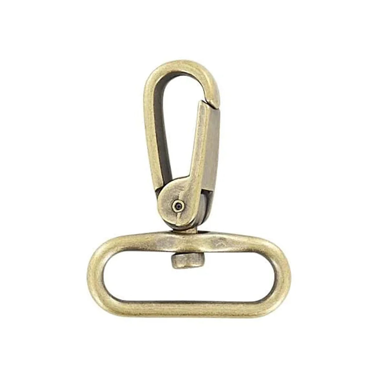 1 1/2" Antique Brass, 2 1/4" Lever Swivel Snap Hook, Zinc Alloy