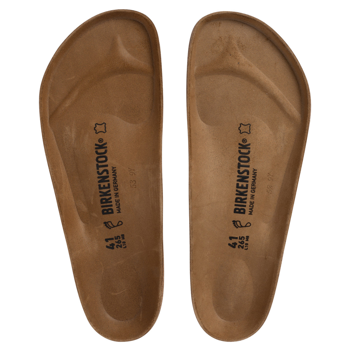 41mm, Birkenstock Dark Suede Footbed