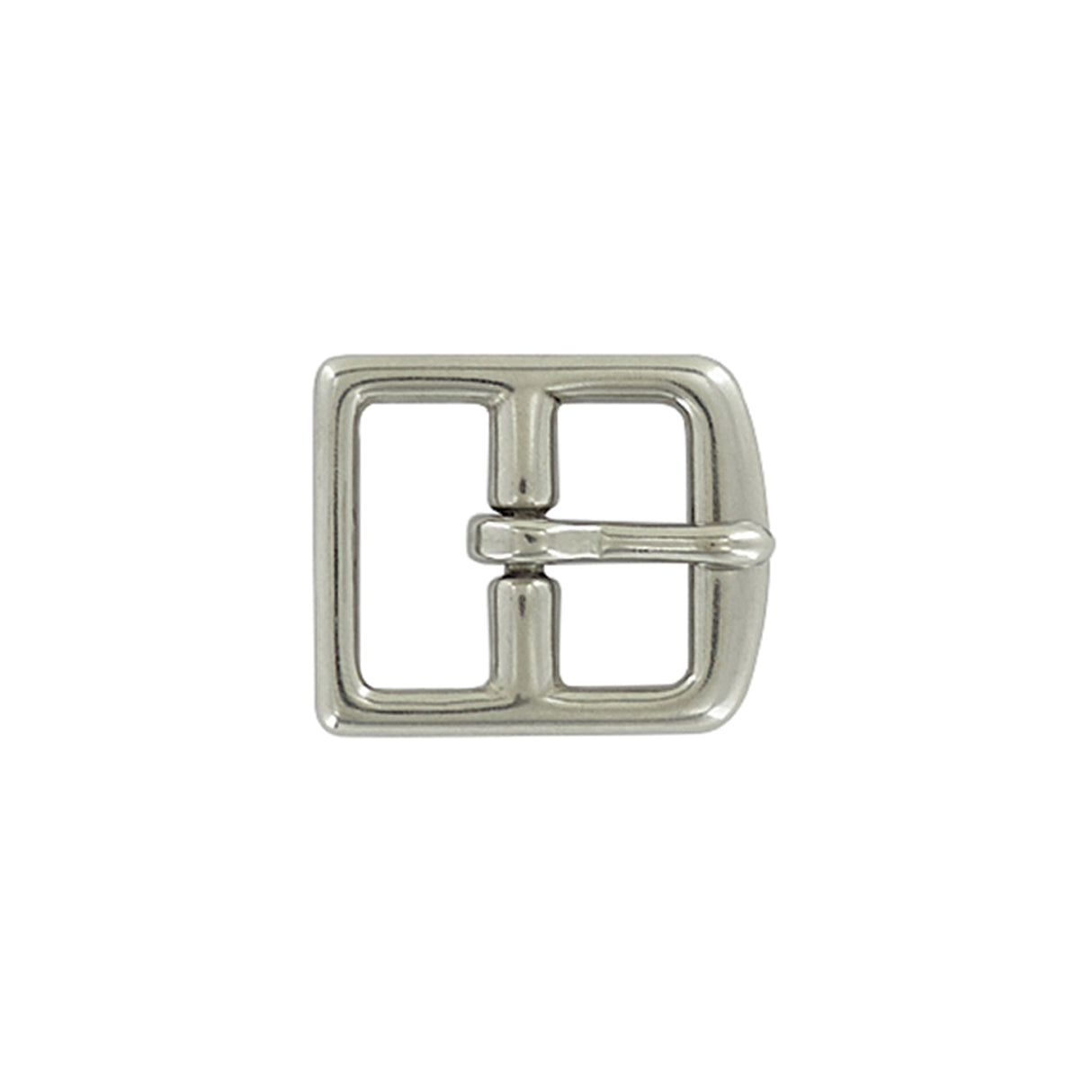 3/4" Nickel, English Stirrup Buckle, Stainless Steel