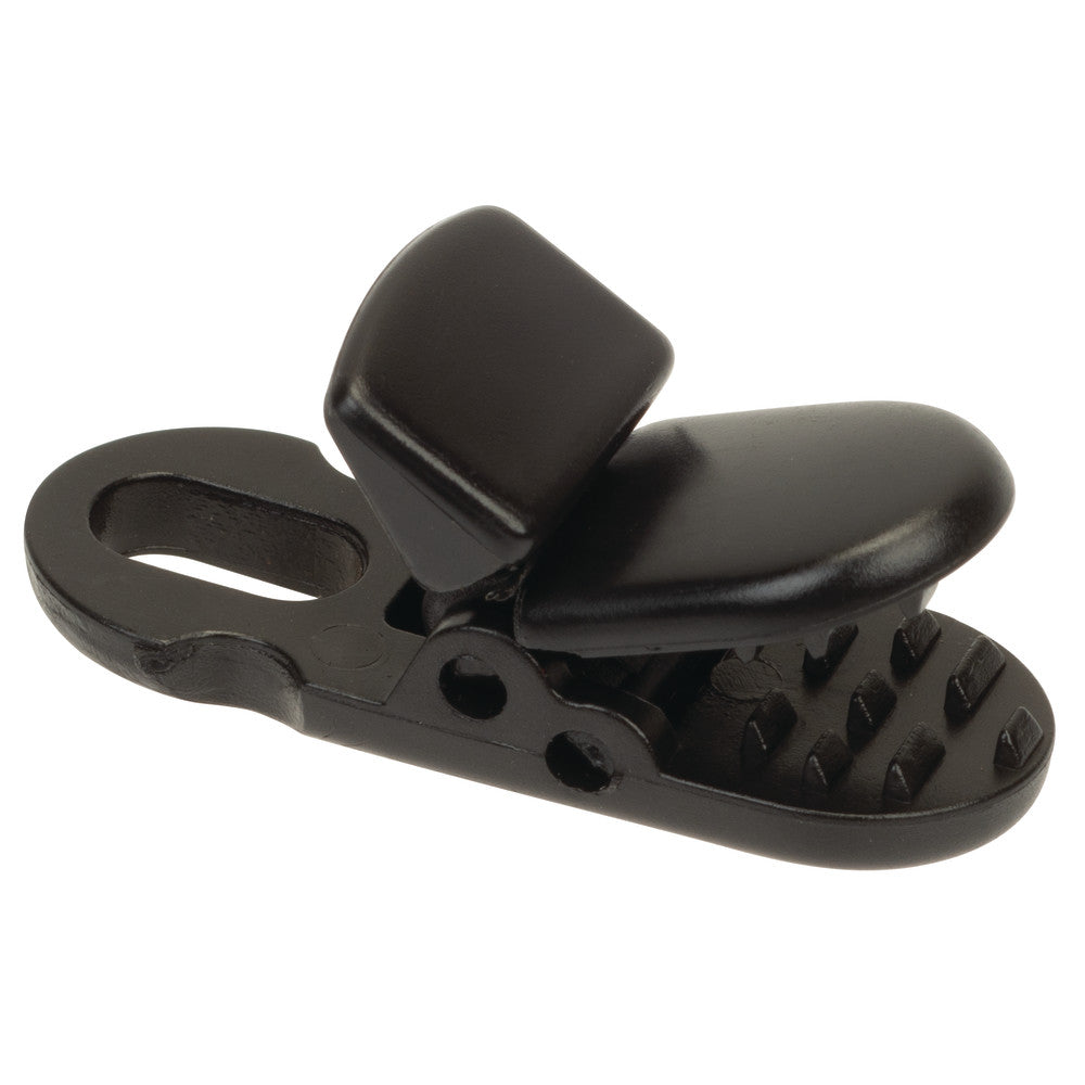 1 1/2" Black, CueClip, Plastic