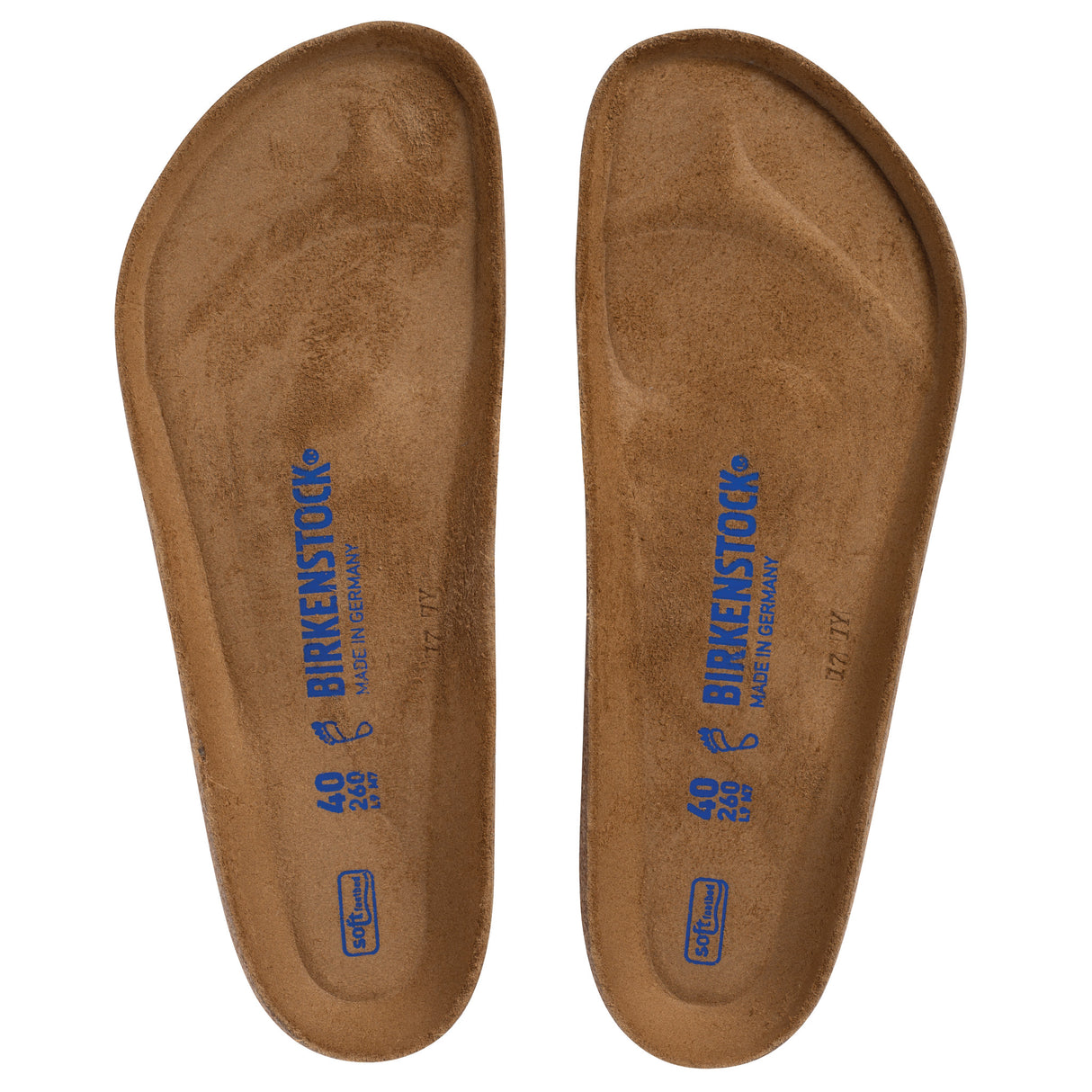 40mm, Birkenstock Soft Suede Footbed