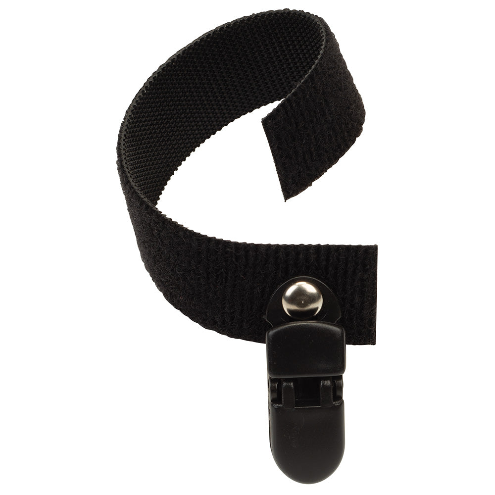 1 1/2" Black, CueClip with Holder, Plastic