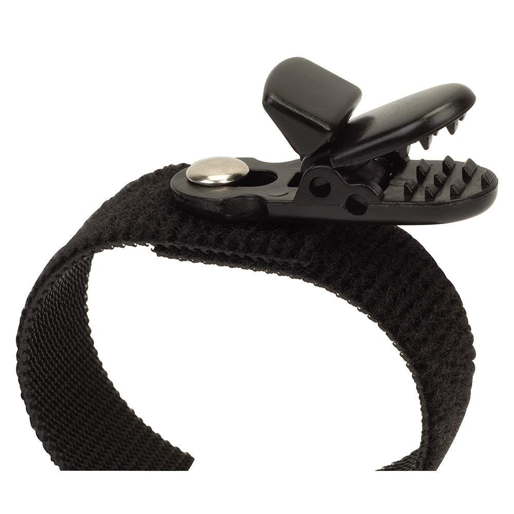 1 1/2" Black, CueClip with Holder, Plastic