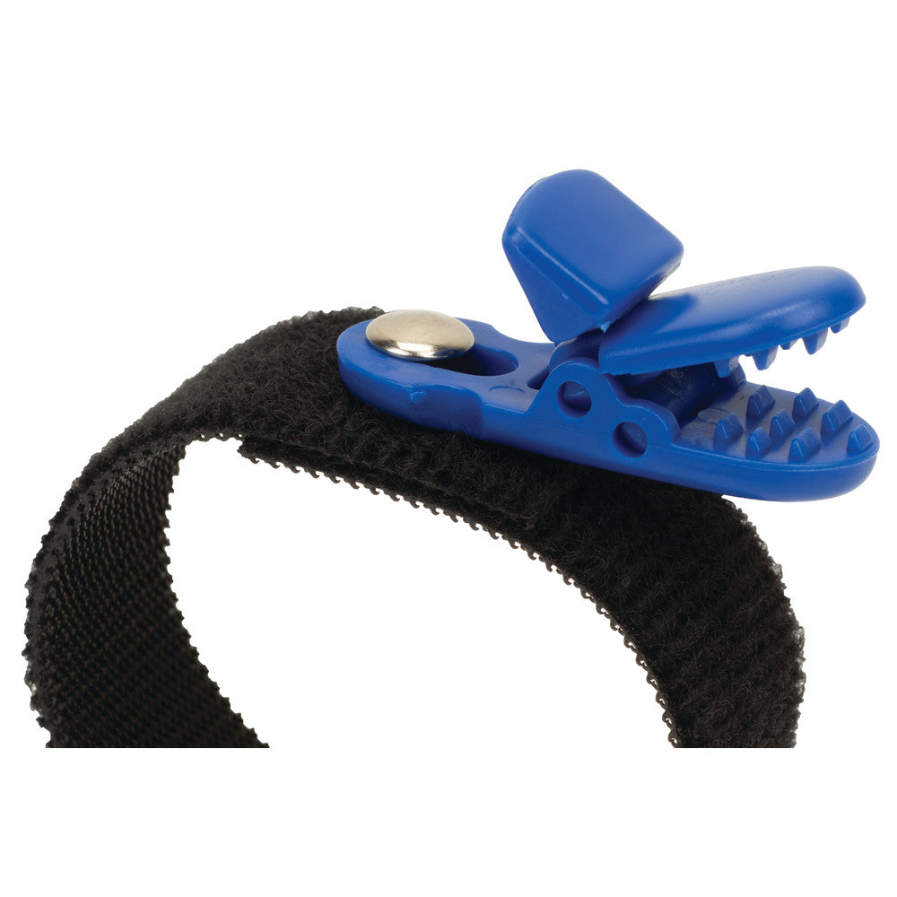 1 1/2" Blue, CueClip with Holder, Plastic