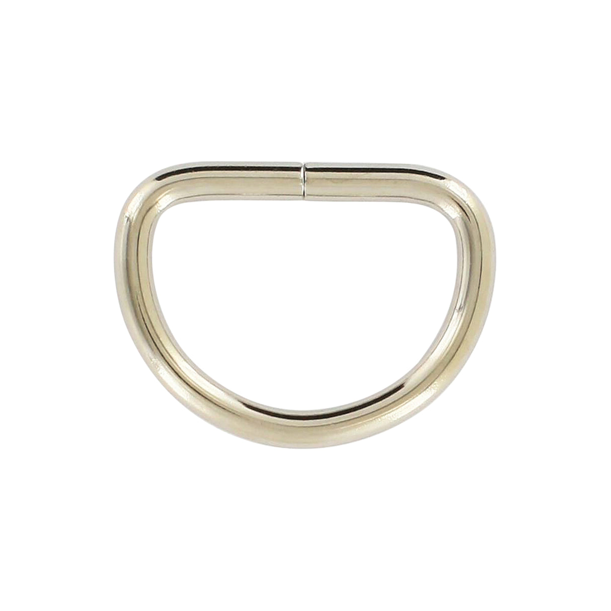 1" Nickel, Split D-Ring Heavy, Steel