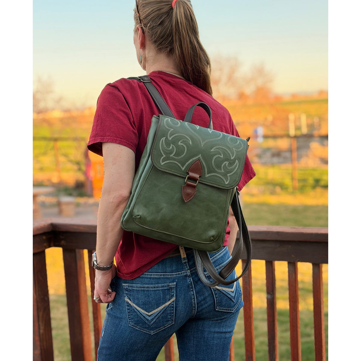 dream control vegan leather backpack Dream Weaver Backpack Class with Leandra Martin