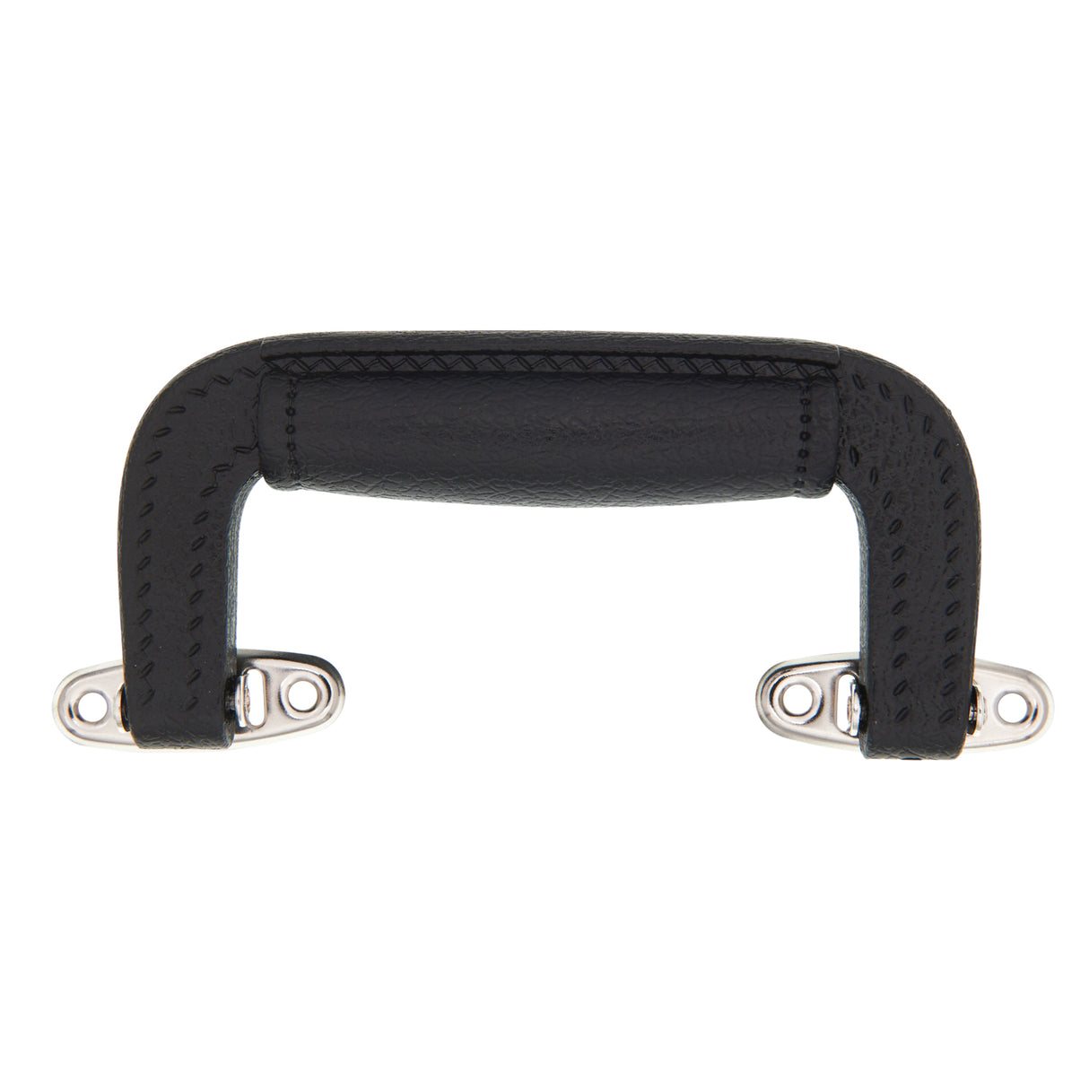 5 1/4" Black, Handle with Nickel Hardware, Plastic/Steel