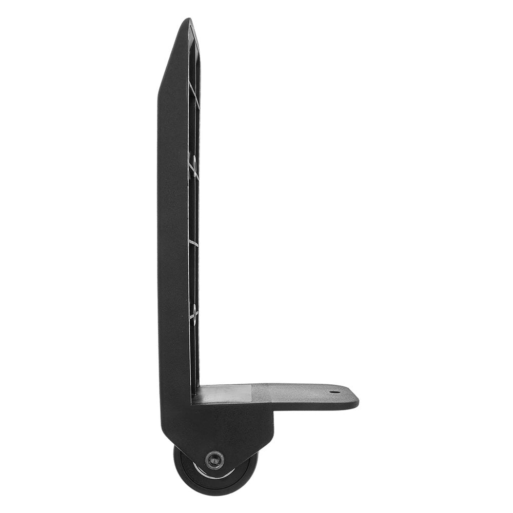 8 3/4" Black, Ball Bearing Wheel w/ Bumper, Plastic