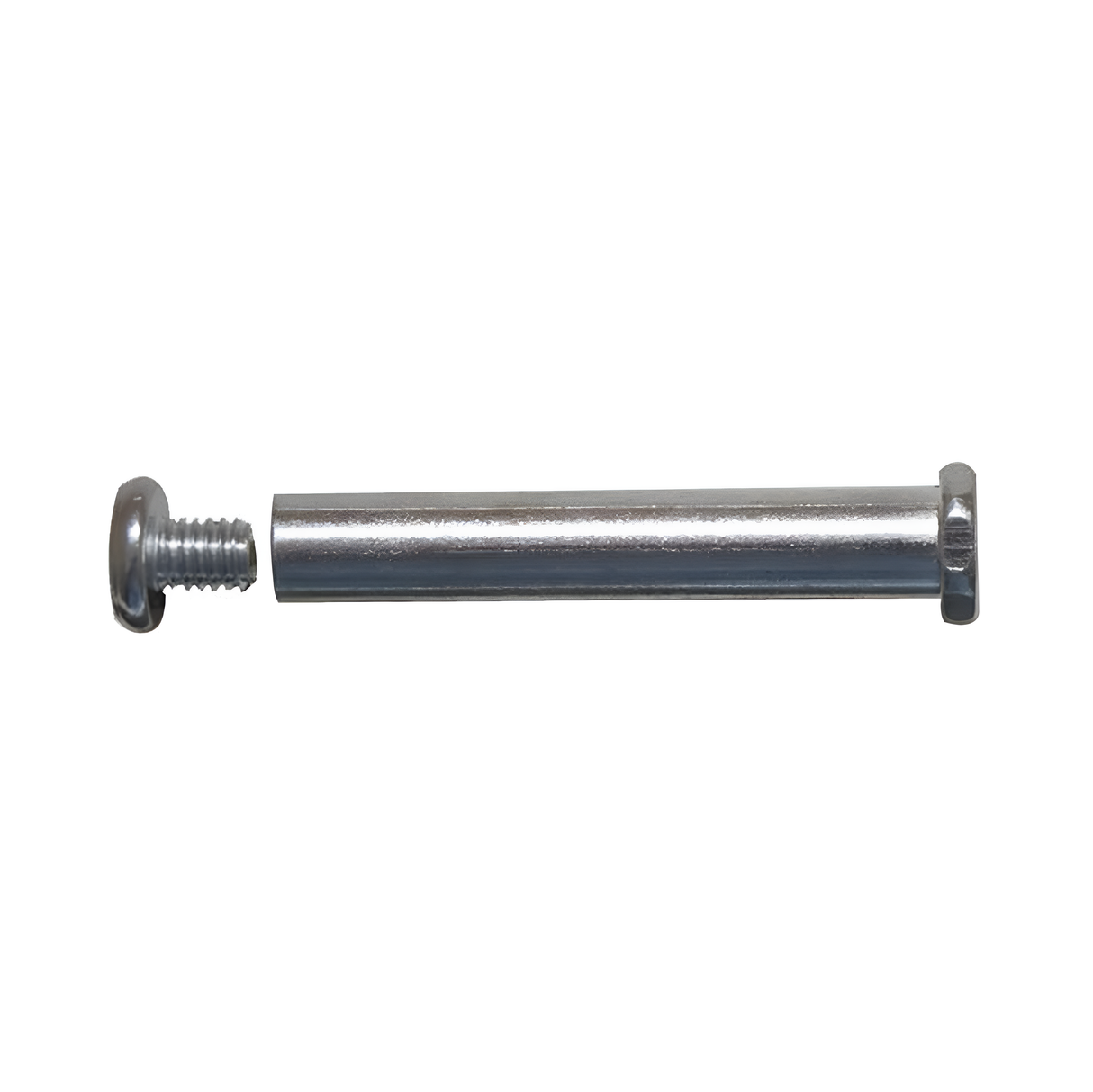 1 1/4" Nickel, Axle with Screw, Steel - 12pk