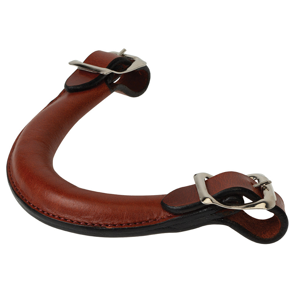 5" Brown, Emergency Handle, Leather