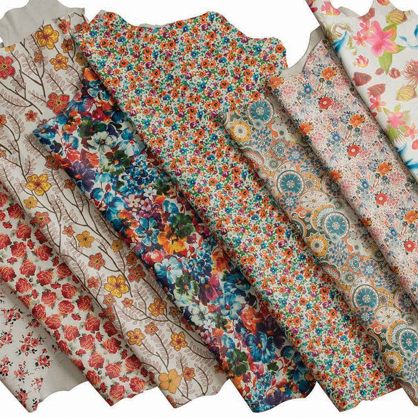 Assorted Floral Lambskins, 2 oz.