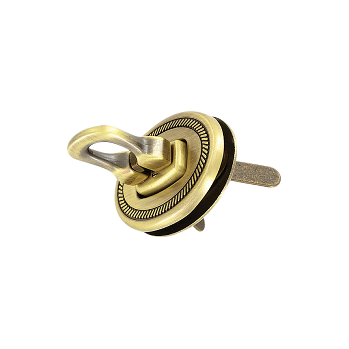 1 1/8" Antique Brass, Drop Lock, Zinc Alloy