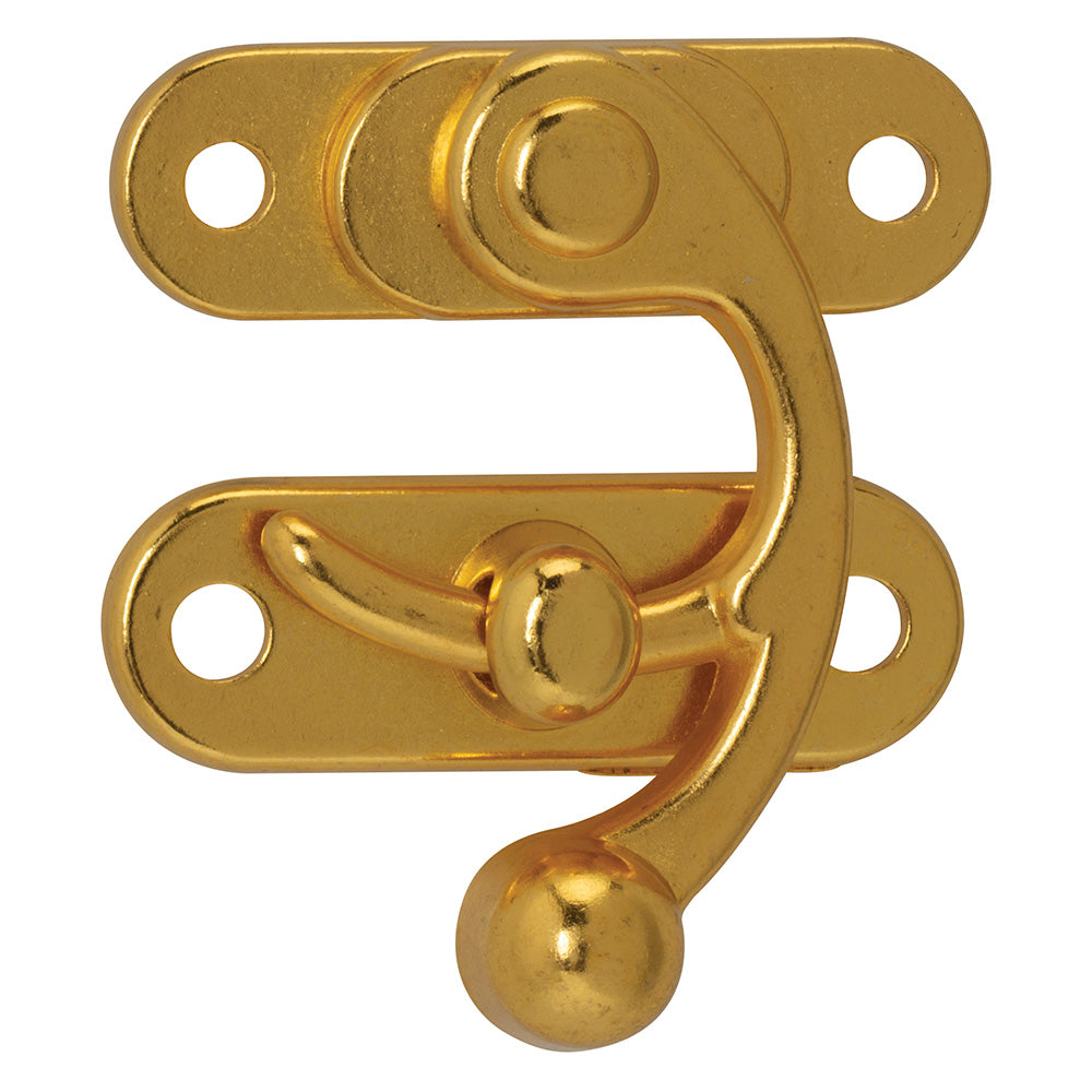 1 3/16" Gold, Swing Lock Clasp, Zinc Alloy, #P-2434-GOLD