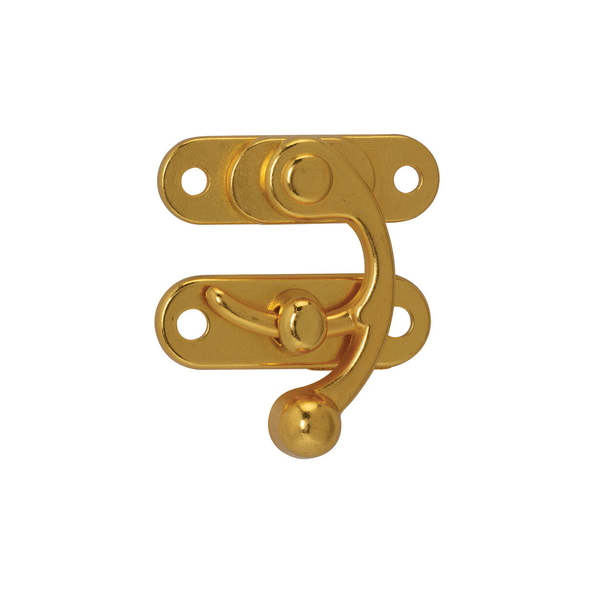 1 3/16" Gold, Swing Lock Clasp, Zinc Alloy