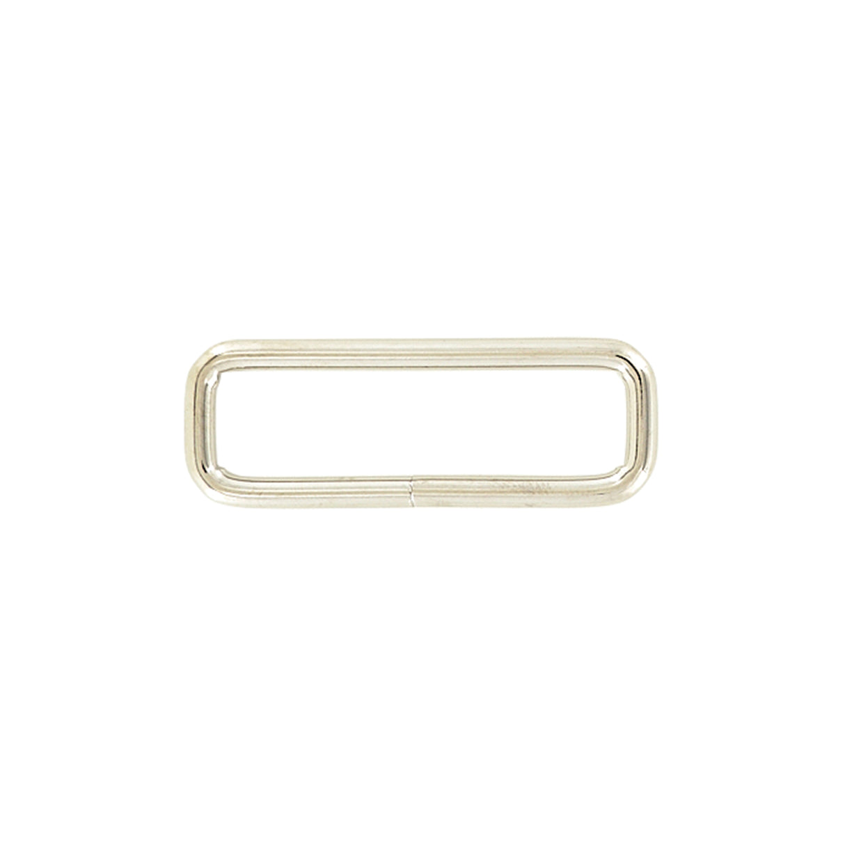 2" Nickel, Heavy Rectangular Ring, Steel
