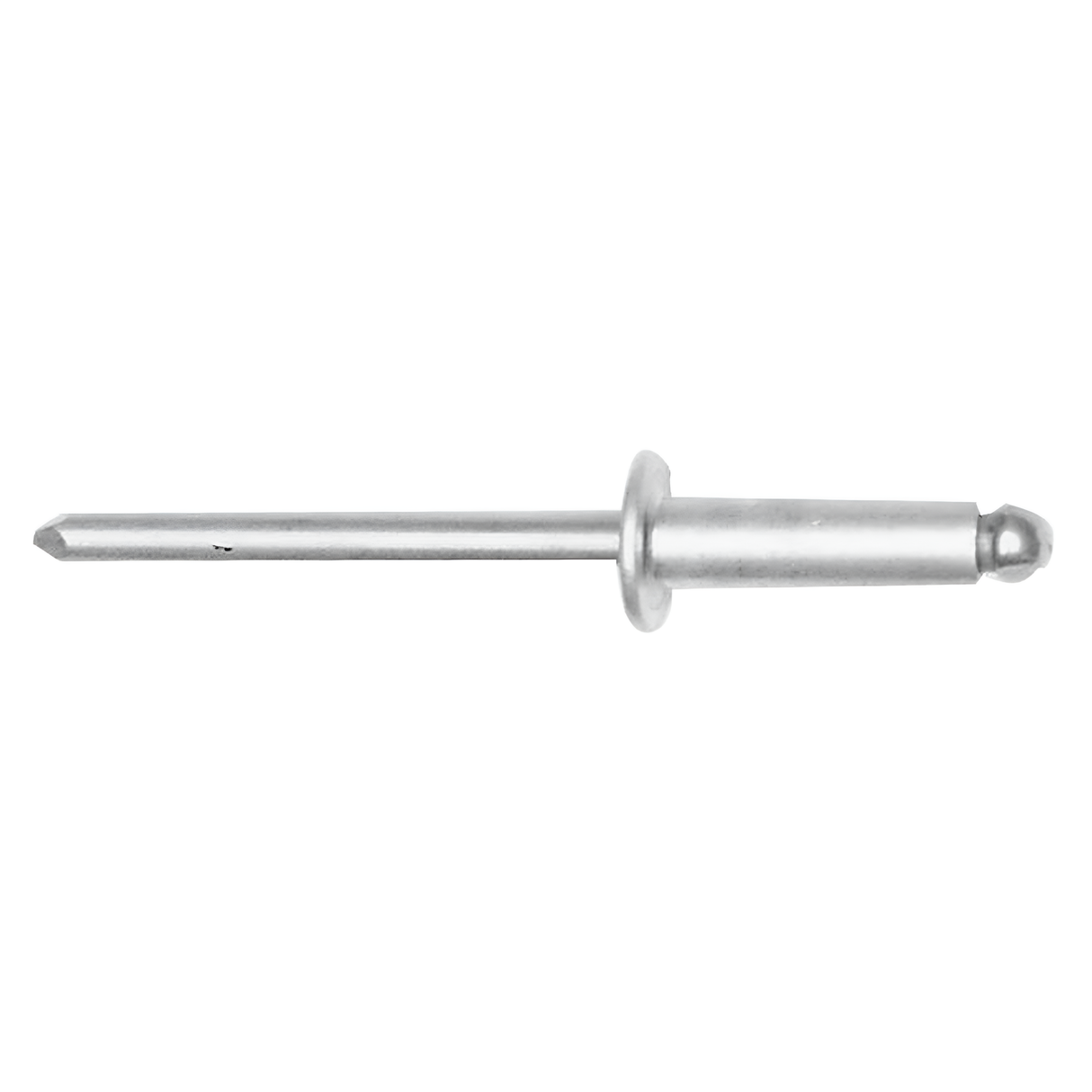 1/2" Nickel, 4mm Head Diameter Blind Rivet, Steel, 12-pack