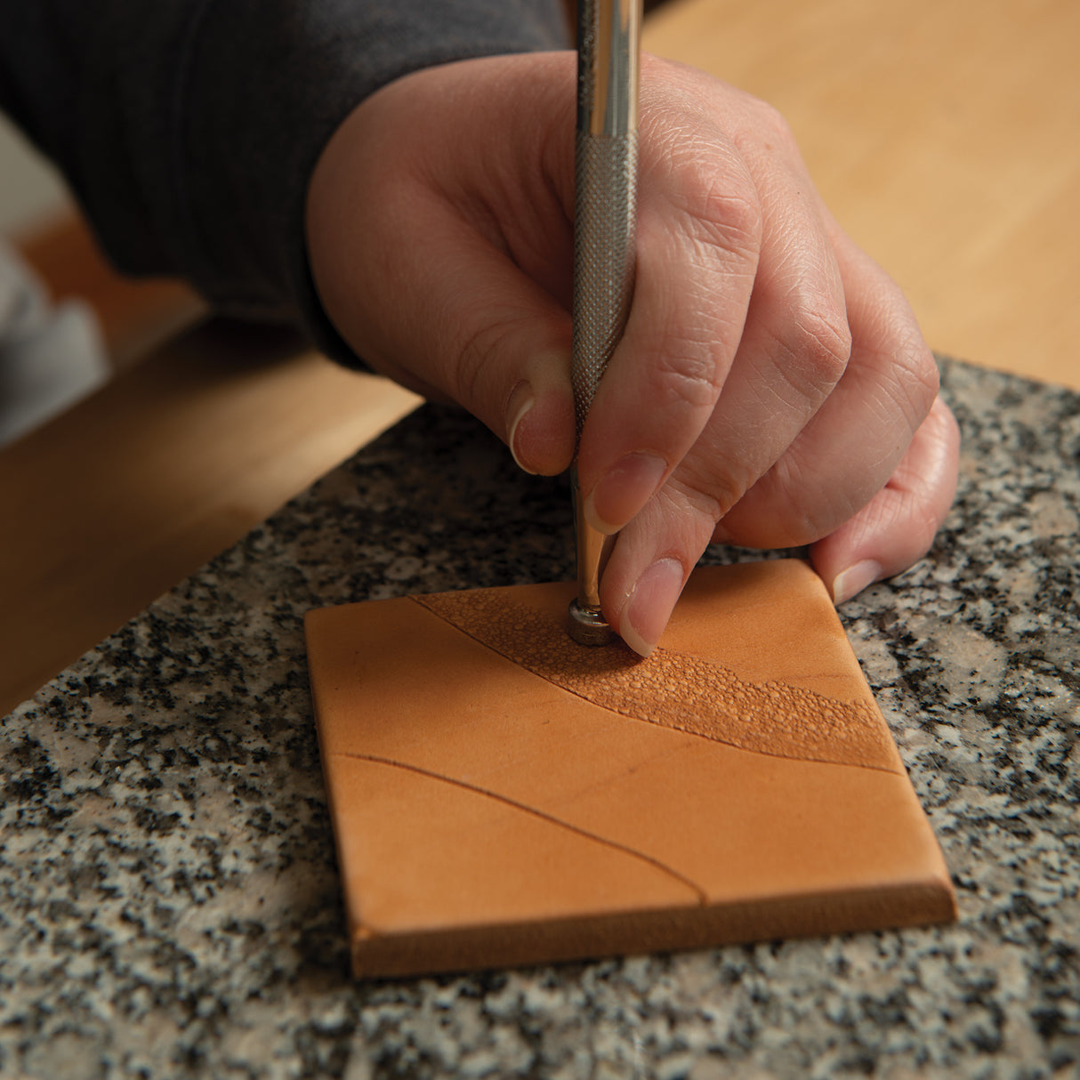 Pebble Background Stamping Tool