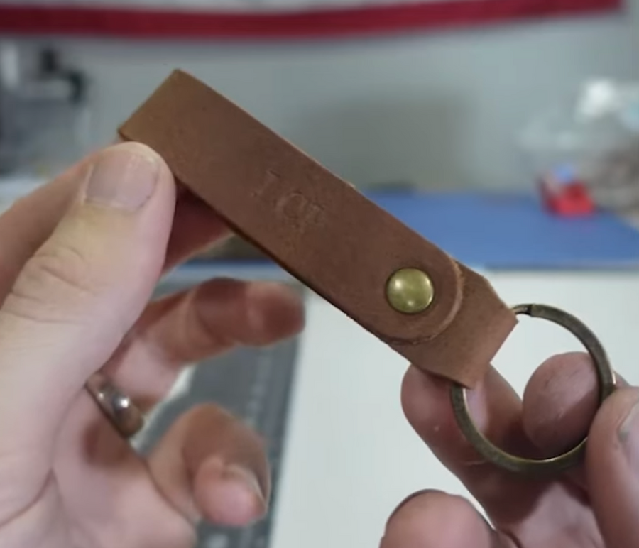 Simple Leather Key Chain