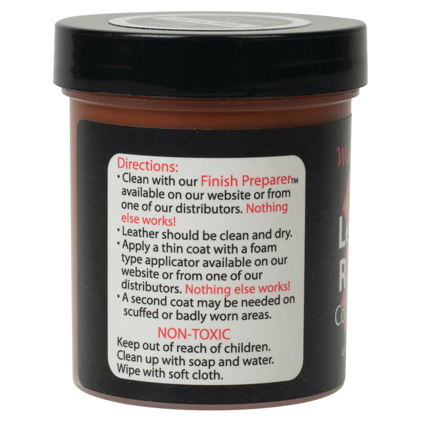 Leather Refinish, British Tan 4 oz
