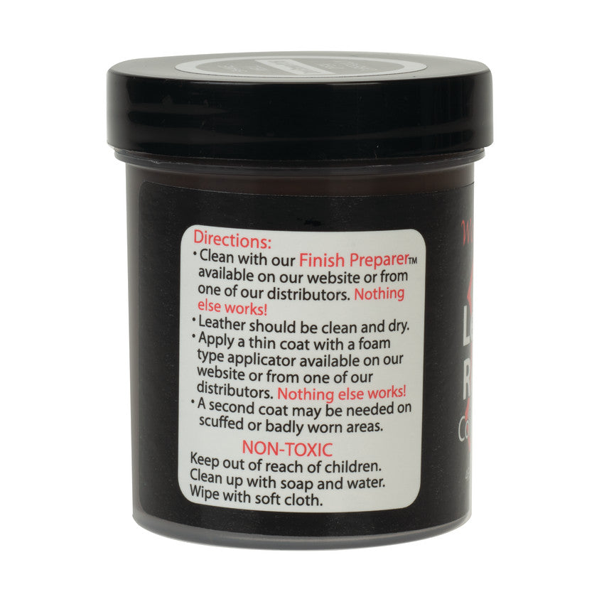 Leather Refinish, Dark Brown 4 oz